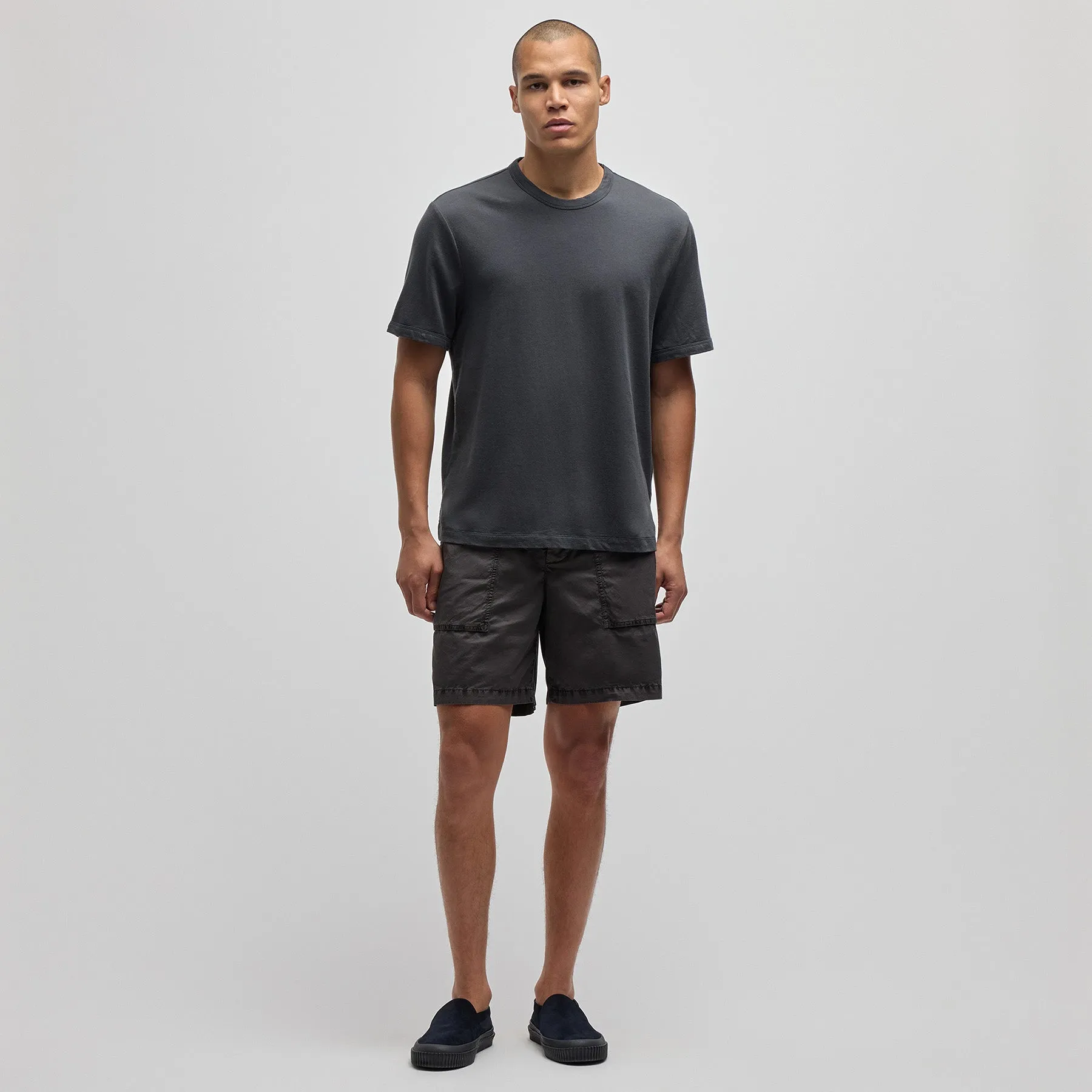 Lightweight  French Terry Tee - Magma