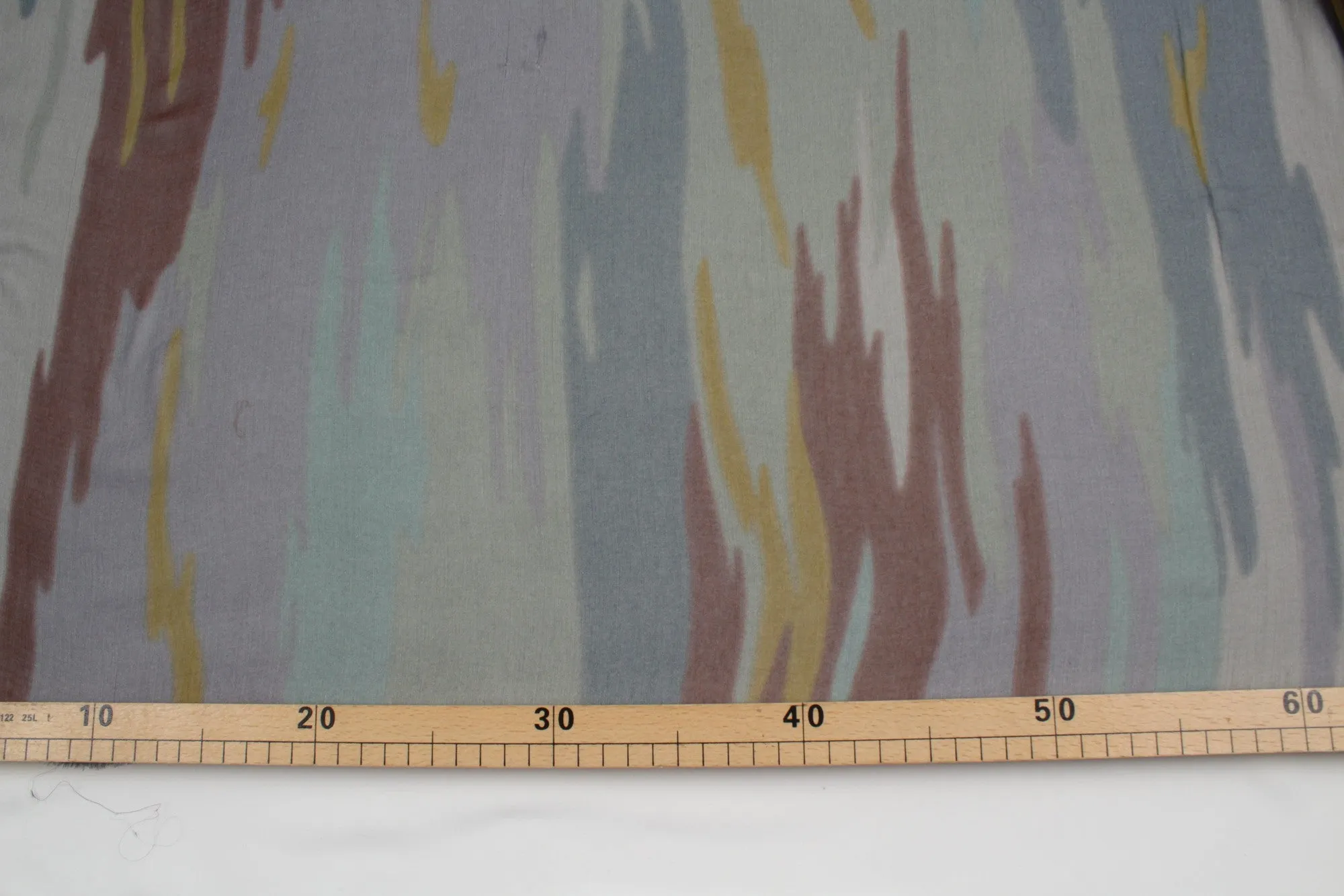 Lightweight Viscose Gauze - Abstract Print