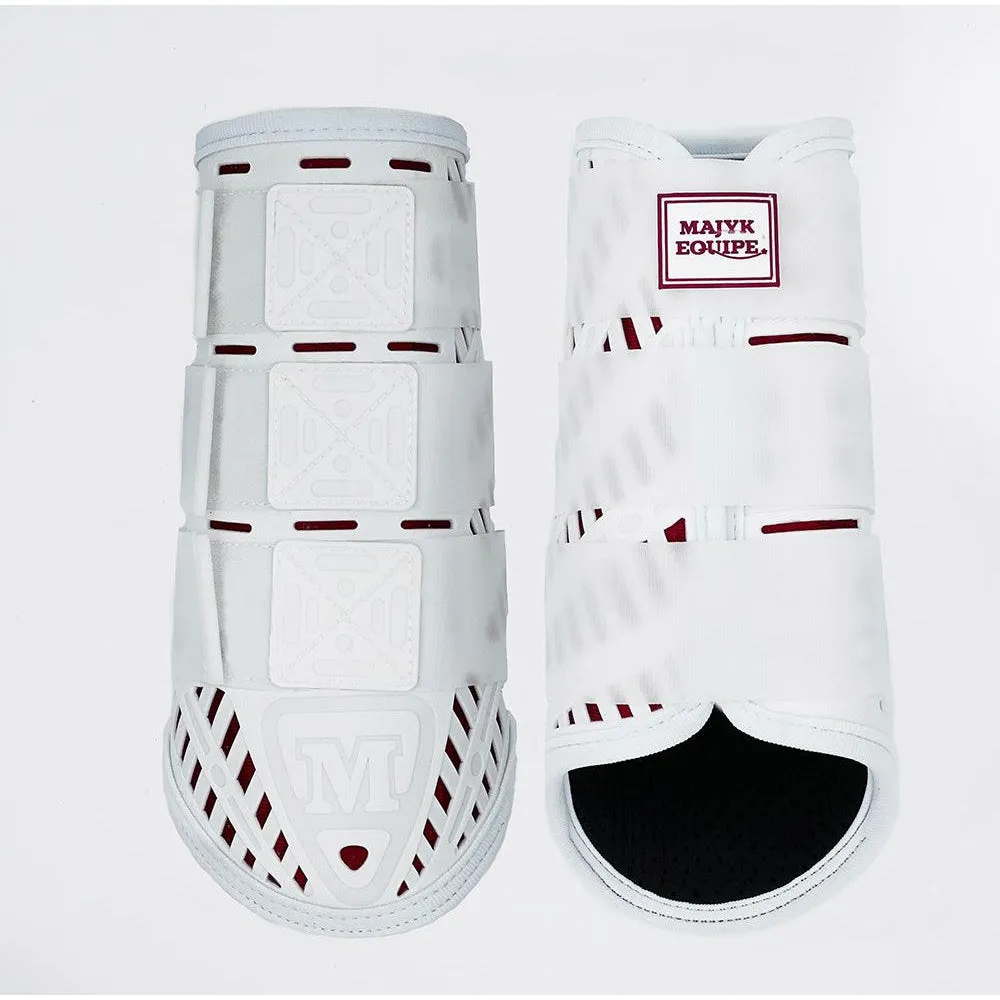 Limited Edition! XC Elite Front and Hind Set in White/Bordeaux