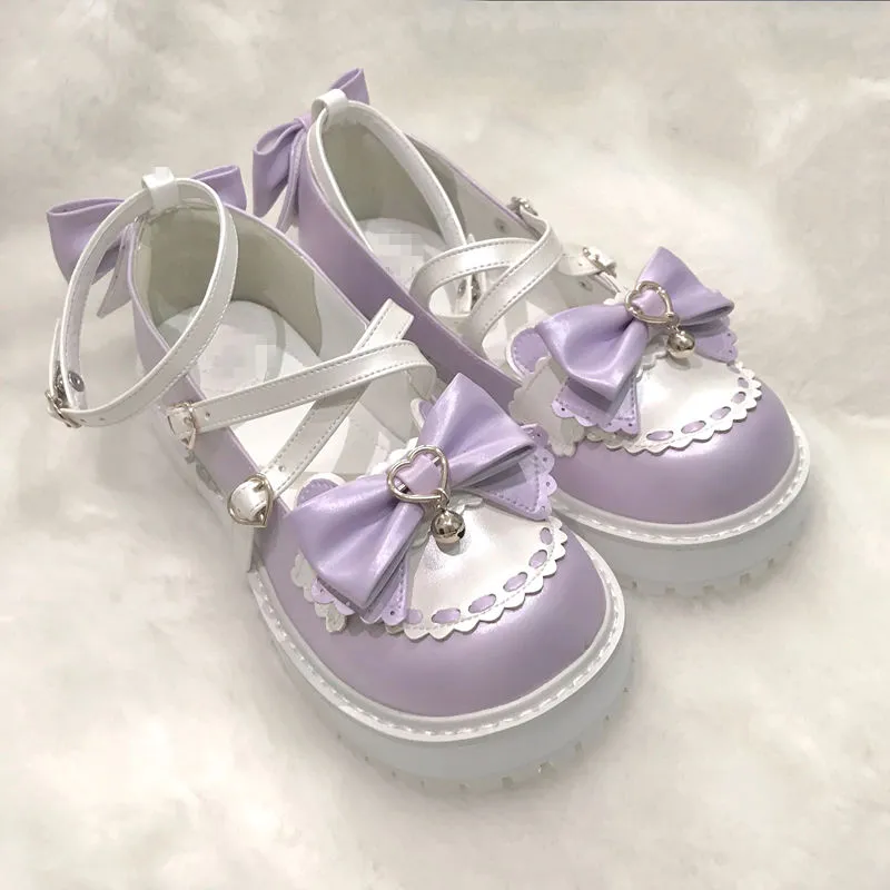 Lolita Small Leather Shoes Student Korean Version All-Match Jk Japanese Cute Big-Toed Shoes College Style