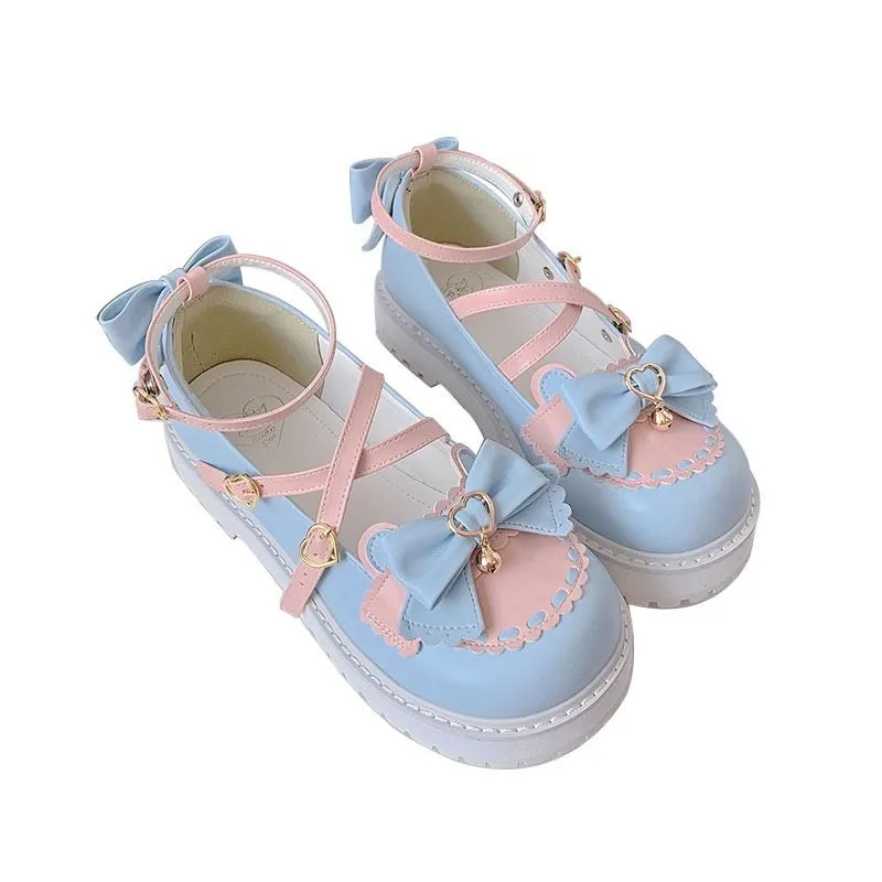 Lolita Small Leather Shoes Student Korean Version All-Match Jk Japanese Cute Big-Toed Shoes College Style