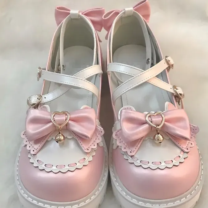 Lolita Small Leather Shoes Student Korean Version All-Match Jk Japanese Cute Big-Toed Shoes College Style