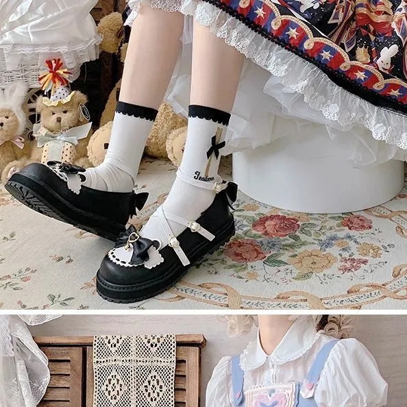 Lolita Small Leather Shoes Student Korean Version All-Match Jk Japanese Cute Big-Toed Shoes College Style