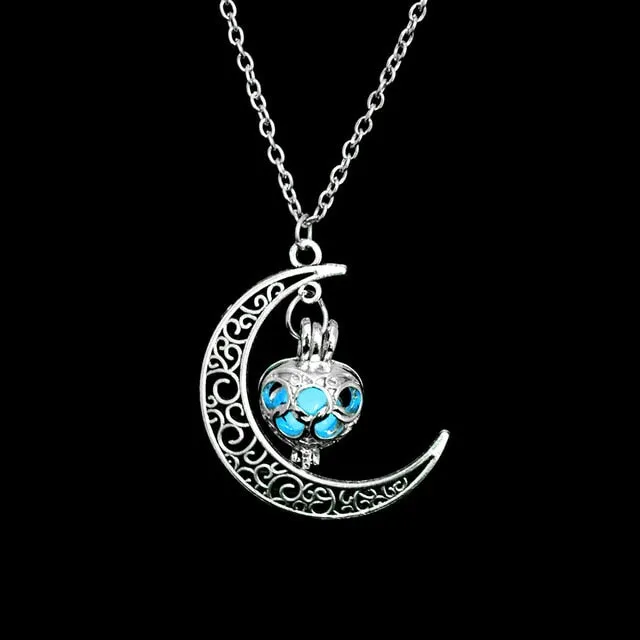 Luminy - Glow In The Dark Crescent Pendant