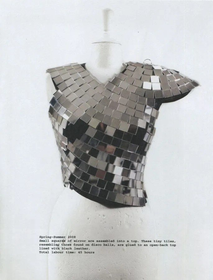 MAISON MARGIELA ARTISANAL DISCO BALL TOP 2008