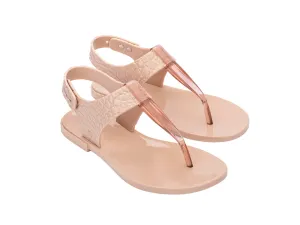 Melissa Lara AD Flat Pink Flip Flop Sandal For Womens