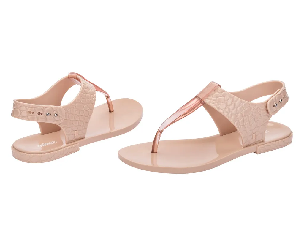 Melissa Lara AD Flat Pink Flip Flop Sandal For Womens