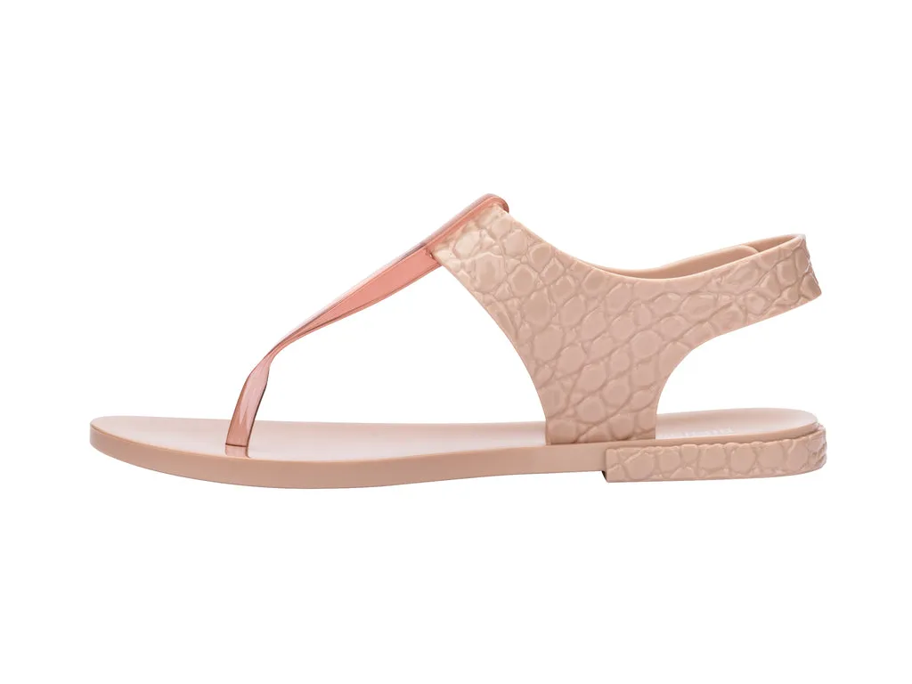 Melissa Lara AD Flat Pink Flip Flop Sandal For Womens