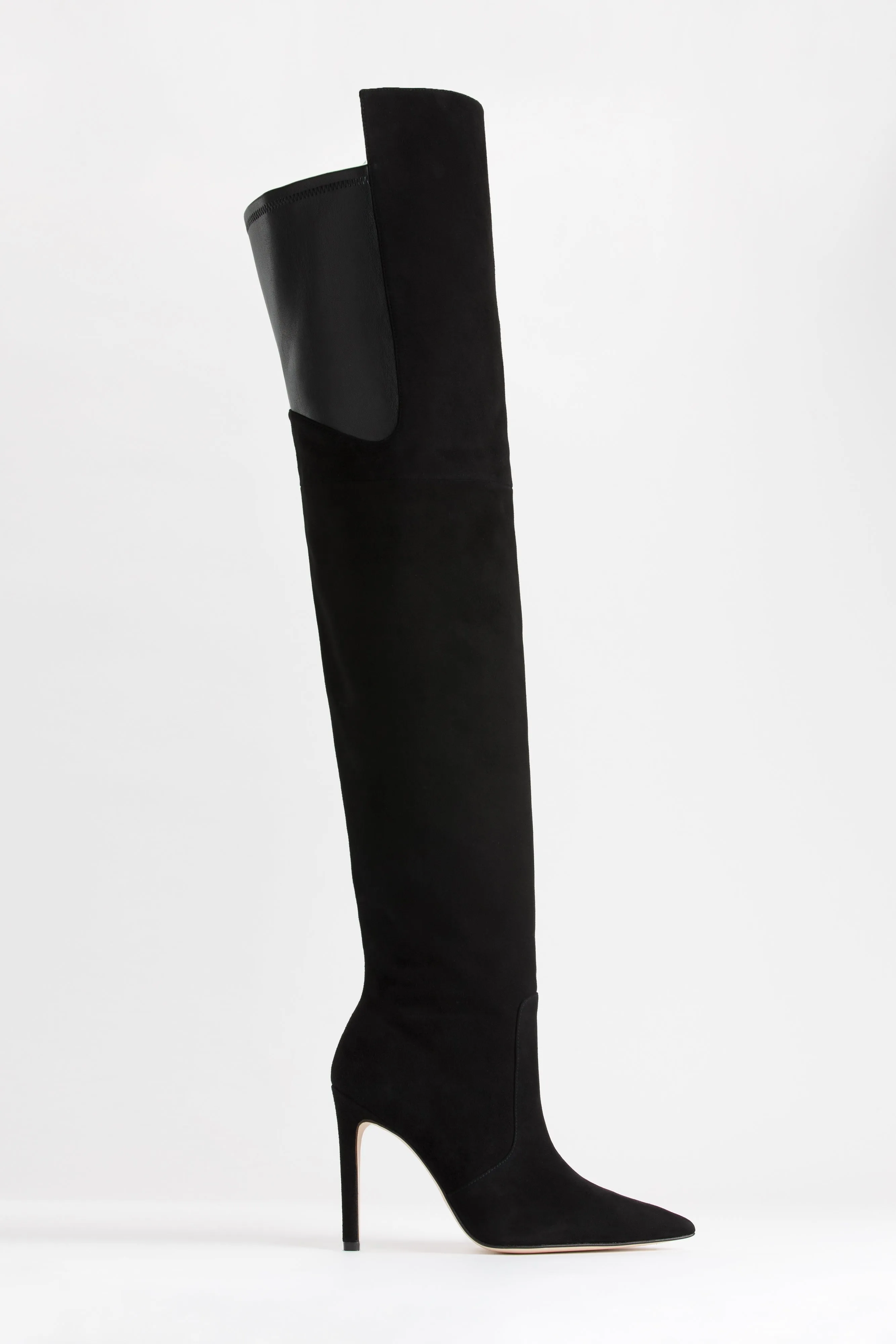 OTK SLOUCH BOOT | SUEDE BLACK001