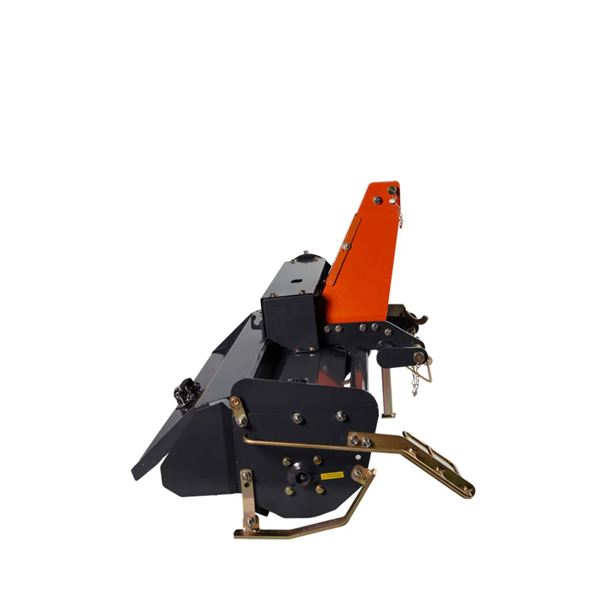 TMG Industrial 48” 3-Point Hitch Rotary Tiller, 18-30 HP Sub-Compact, 3-½” Tilling Depth, PTO Shaft Included, Category 1 Hookup, TMG-RT120