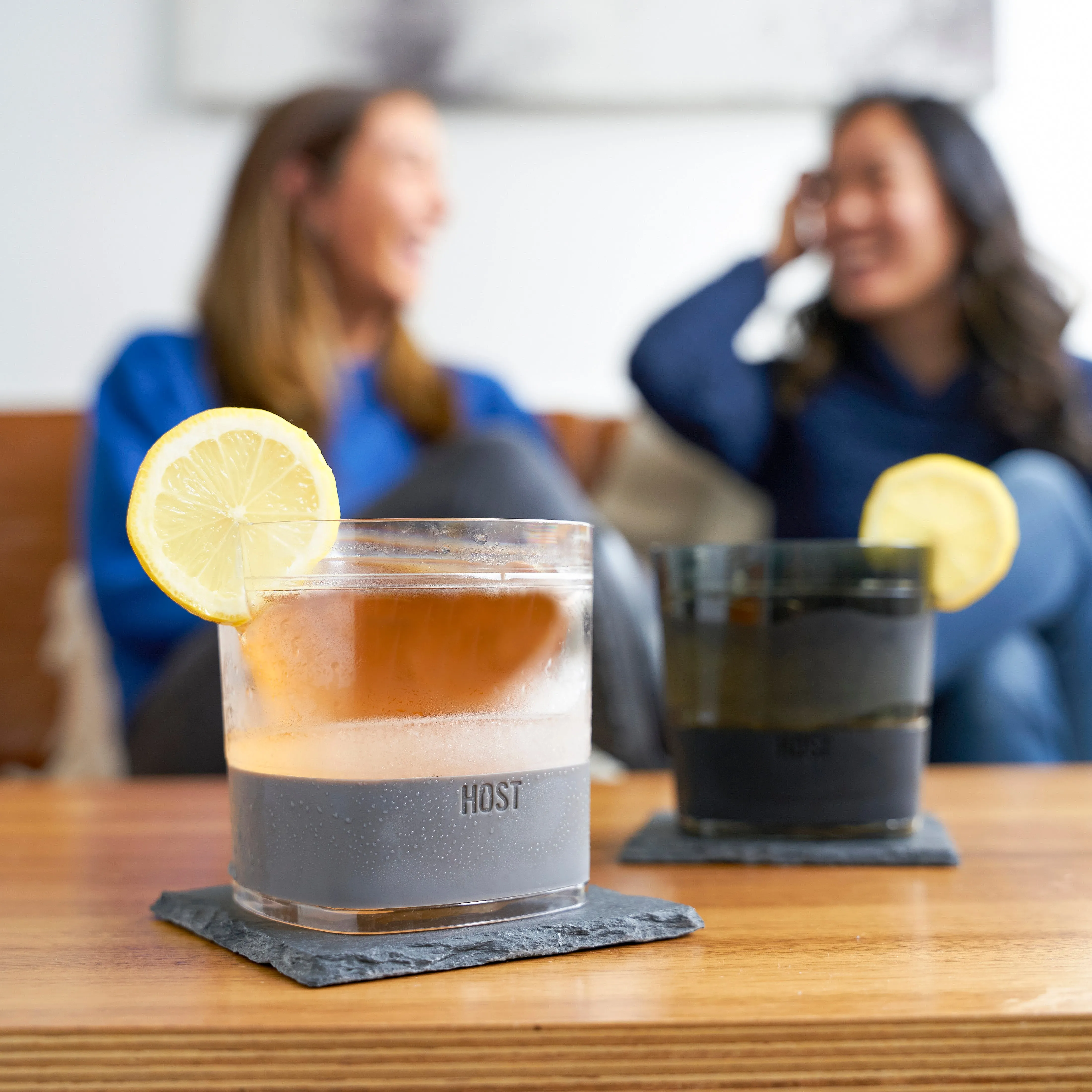 Whiskey FREEZE™ Cooling Cup in Grey, Set of 2