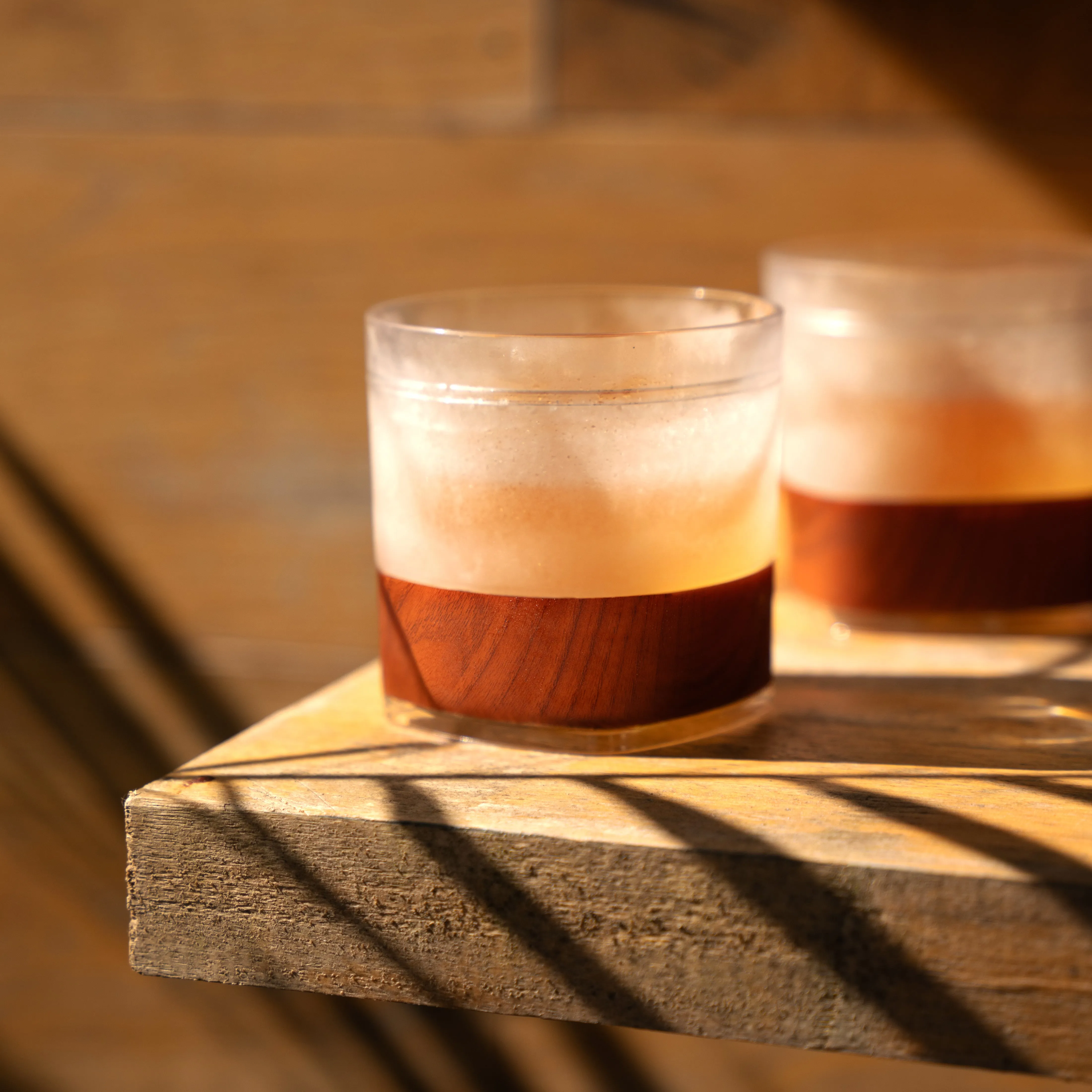 Whiskey FREEZE™ Cooling Cup in Wood Pattern, Set of 2