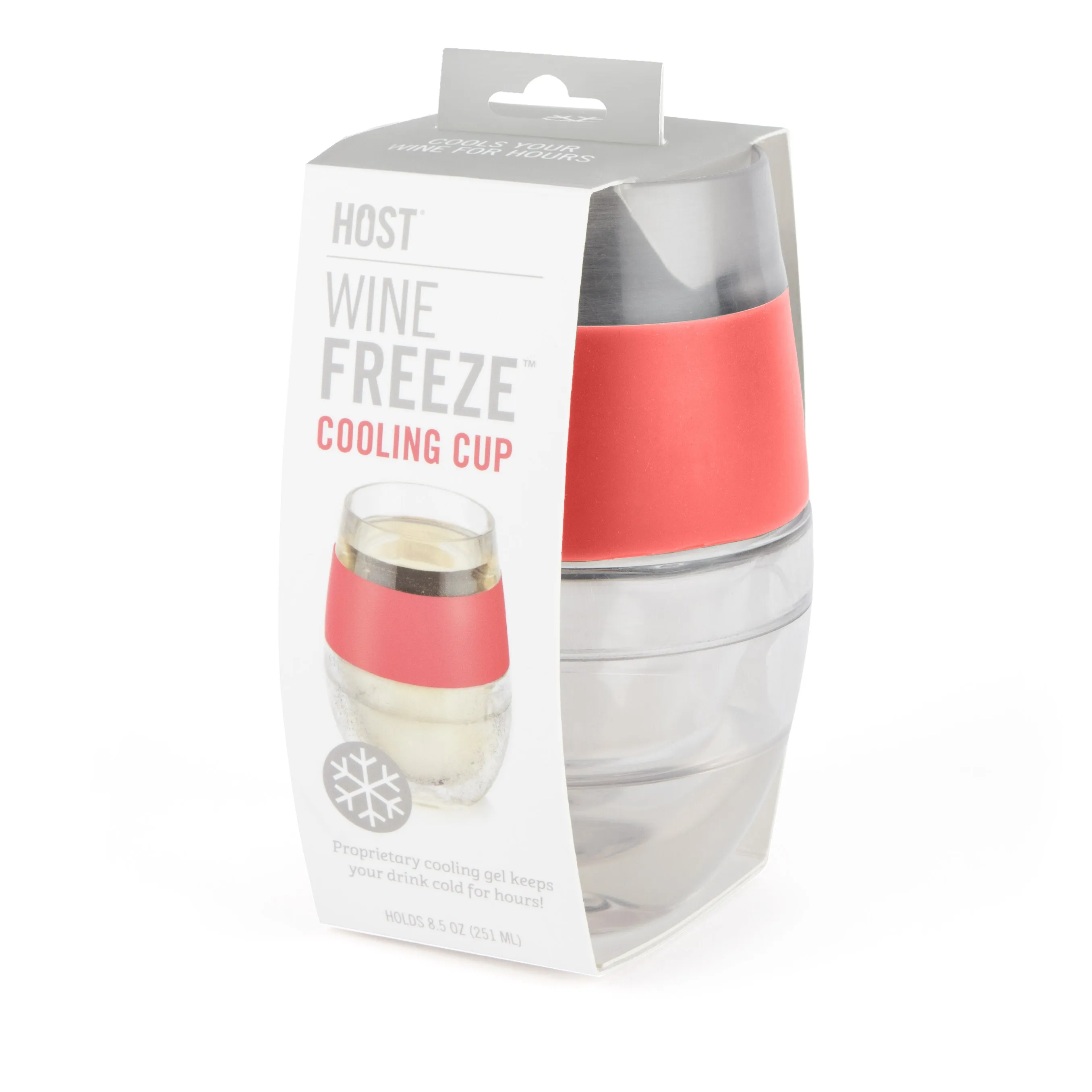 Wine FREEZE™ Cooling Cup in Coral