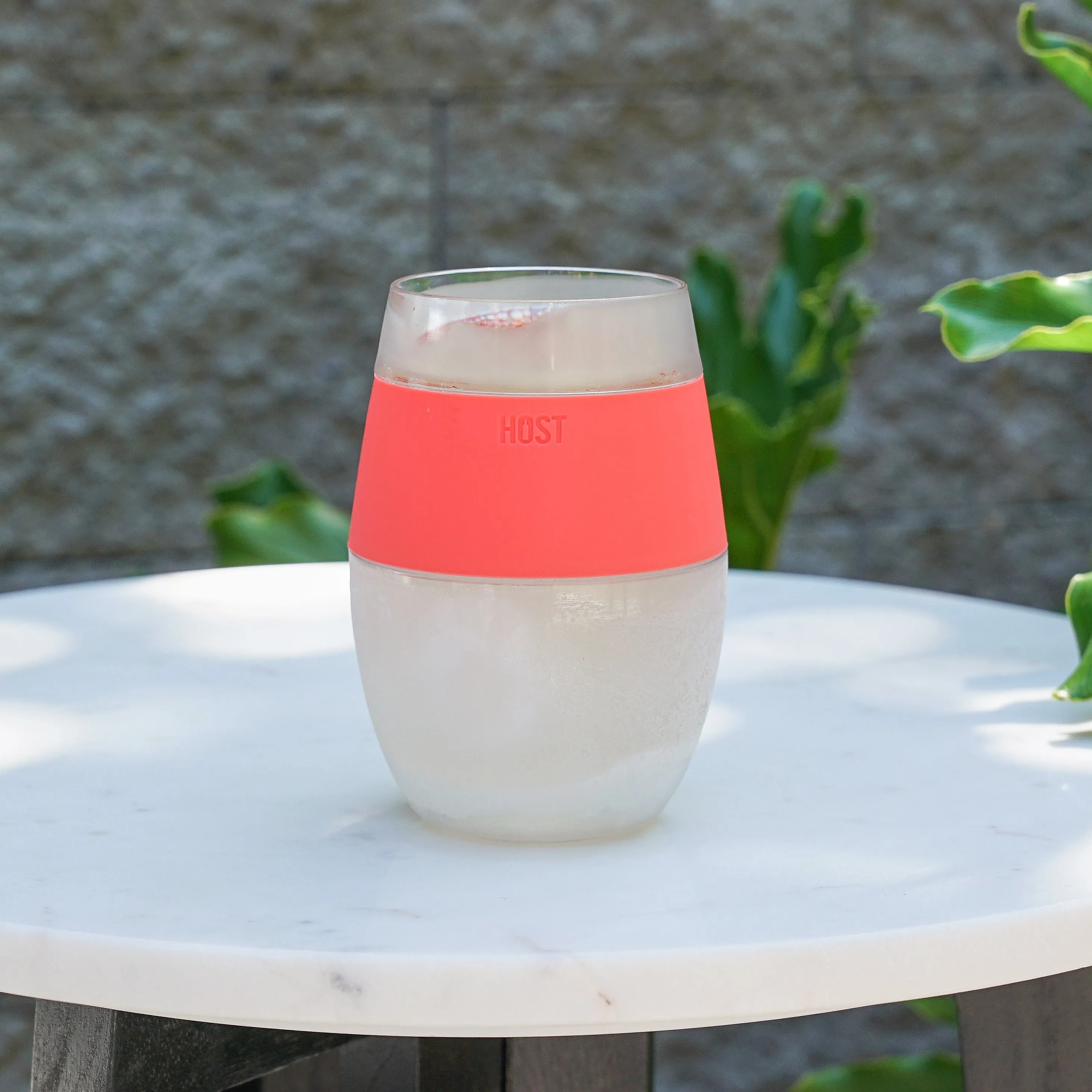 Wine FREEZE™ Cooling Cup in Coral