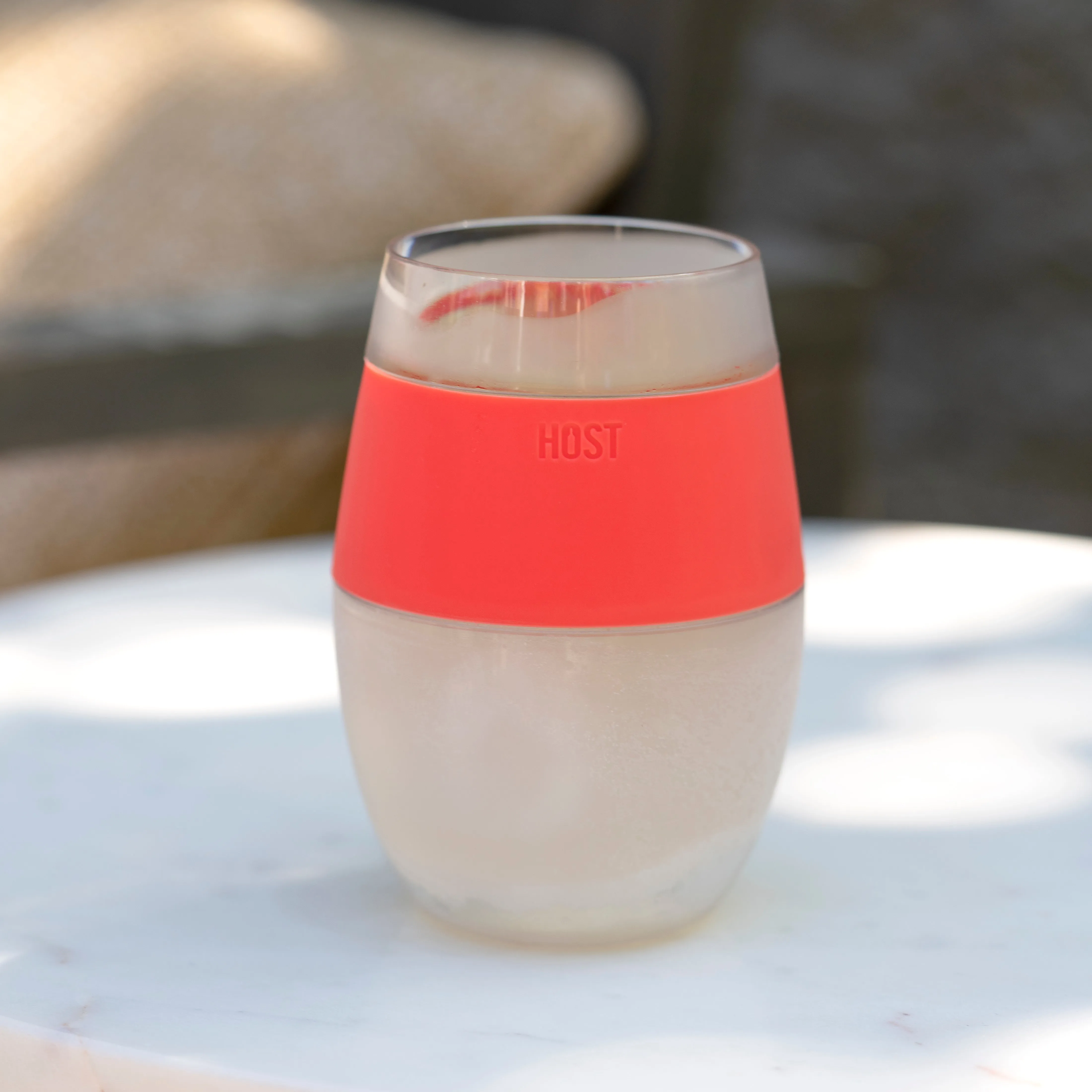 Wine FREEZE™ Cooling Cup in Coral